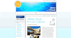 Desktop Screenshot of cabodeepblue.com